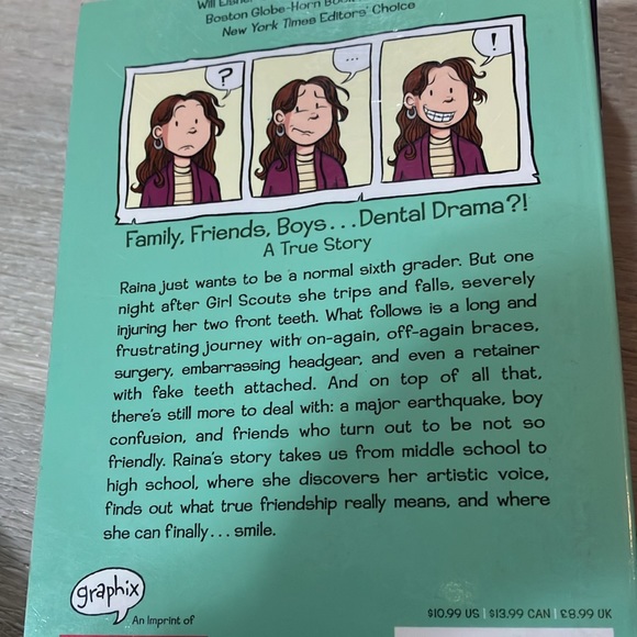 4 x graphic novels by Raina Telgemeier. Smile , Drama , Sisters and Ghosts - Picture 7 of 8
